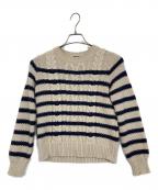 WEEKEND Max Maraウィークエンド マックスマーラ）の古着「ケーブルニット」｜ベージュ