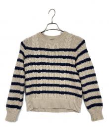WEEKEND Max Mara（ウィークエンド マックスマーラ）の古着「ケーブルニット」｜ベージュ