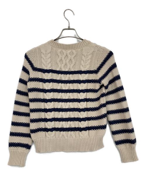 WEEKEND Max Mara（ウィークエンド マックスマーラ）WEEKEND Max Mara (ウィークエンド マックスマーラ) ケーブルニット ベージュ サイズ:XSの古着・服飾アイテム