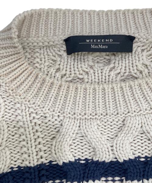 WEEKEND Max Mara（ウィークエンド マックスマーラ）WEEKEND Max Mara (ウィークエンド マックスマーラ) ケーブルニット ベージュ サイズ:XSの古着・服飾アイテム