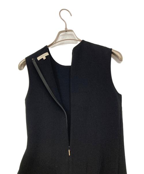 EPOCA（エポカ）EPOCA (エポカ) キュプラストレッチアシンメトリーニット ブラック サイズ:40の古着・服飾アイテム