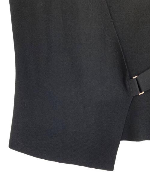 EPOCA（エポカ）EPOCA (エポカ) キュプラストレッチアシンメトリーニット ブラック サイズ:40の古着・服飾アイテム