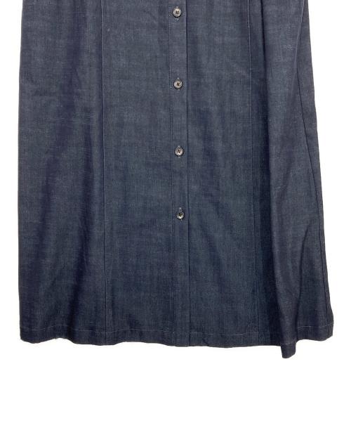 23区（ニジュウサンク）23区 (ニジュウサンク) リヨセルデニム ワンピース インディゴ サイズ:40の古着・服飾アイテム