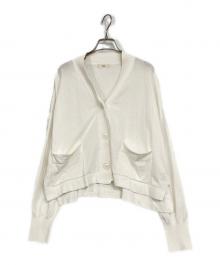 IENA（イエナ）の古着「ドライコットン Vネックカーディガン」｜ホワイト