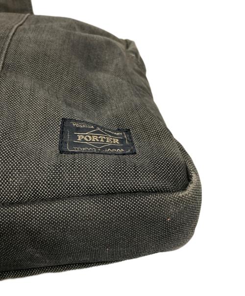 PORTER（ポーター）PORTER (ポーター) キャンバスハンドバッグ グレーの古着・服飾アイテム