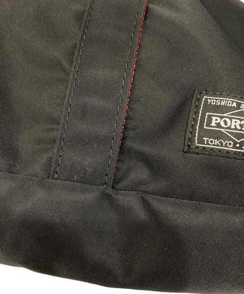 PORTER（ポーター）PORTER (ポーター) ILS (イル) L-fine 2WAYバッグ ブラック×レッドの古着・服飾アイテム