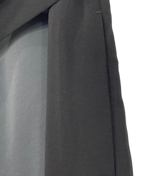 HARE（ハレ）HARE (ハレ) プリーツキリカエワンピース ブラック×グレー サイズ:Fの古着・服飾アイテム