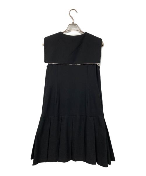 CELFORD（セルフォード）CELFORD (セルフォード) セーラーカラープリーツワンピース ブラック サイズ:38の古着・服飾アイテム