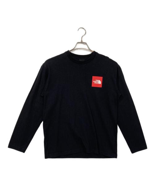 THE NORTH FACE（ザ ノース フェイス）THE NORTH FACE (ザ ノース フェイス) L/S SQUARE LOGO SLEEVE TEE ブラック サイズ:Mの古着・服飾アイテム