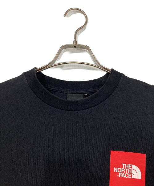 THE NORTH FACE（ザ ノース フェイス）THE NORTH FACE (ザ ノース フェイス) L/S SQUARE LOGO SLEEVE TEE ブラック サイズ:Mの古着・服飾アイテム