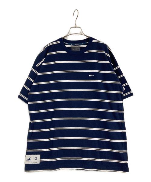DESCENDANT（ディセンダント）DESCENDANT (ディセンダント) ボーダーTシャツ ネイビー×ホワイト サイズ:3の古着・服飾アイテム
