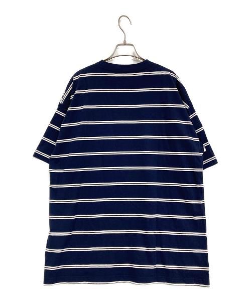 DESCENDANT（ディセンダント）DESCENDANT (ディセンダント) ボーダーTシャツ ネイビー×ホワイト サイズ:3の古着・服飾アイテム