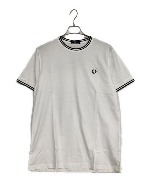 FRED PERRY（フレッドペリー）FRED PERRY (フレッドペリー) Twin Tipped T-Shirt ホワイト サイズ:Mの古着・服飾アイテム
