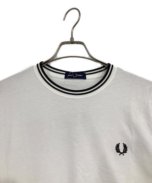 FRED PERRY（フレッドペリー）FRED PERRY (フレッドペリー) Twin Tipped T-Shirt ホワイト サイズ:Mの古着・服飾アイテム