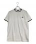 FRED PERRY（フレッドペリー）の古着「Twin Tipped T-Shirt」｜ホワイト
