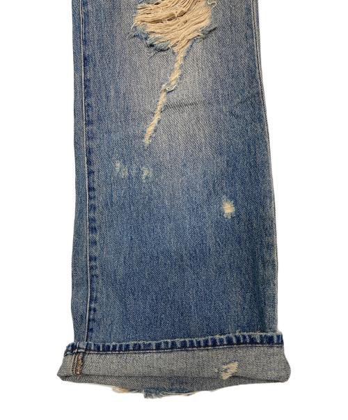 SLY（スライ）SLY (スライ) L／W TORE IT UP FLARE JEANS-B グレーの古着・服飾アイテム