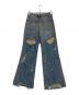 SLY (スライ) L／W TORE IT UP FLARE JEANS-B グレー：5000円