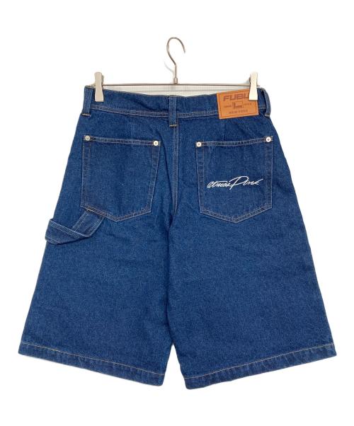 FUBU（フブ）FUBU (フブ) atmos pink (アトモスピンク) Denim Half Pants インディゴ サイズ:Mの古着・服飾アイテム