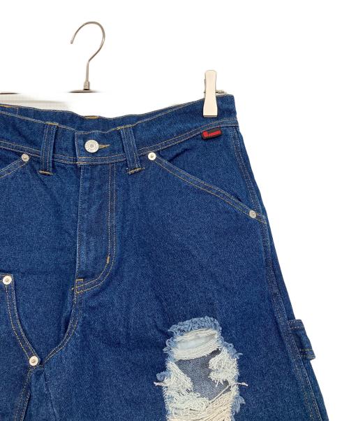 FUBU（フブ）FUBU (フブ) atmos pink (アトモスピンク) Denim Half Pants インディゴ サイズ:Mの古着・服飾アイテム