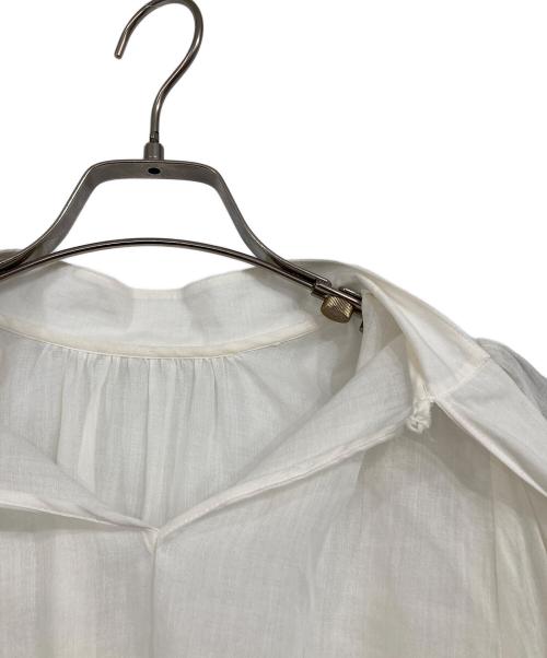 ANAYI（アナイ）ANAYI (アナイ) ラミーコットン刺繍ブラウス アイボリー サイズ:38の古着・服飾アイテム