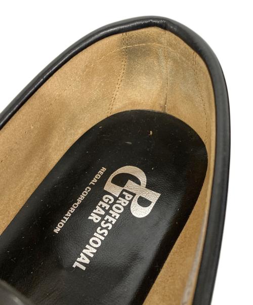 REGAL（リーガル）REGAL (リーガル) コインローファー ブラック サイズ:24 1/2の古着・服飾アイテム