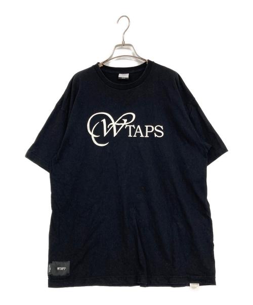 WTAPS（ダブルタップス）WTAPS (ダブルタップス) ロゴプリントTシャツ ブラック サイズ:03の古着・服飾アイテム