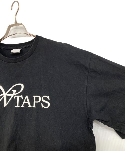 WTAPS（ダブルタップス）WTAPS (ダブルタップス) ロゴプリントTシャツ ブラック サイズ:03の古着・服飾アイテム