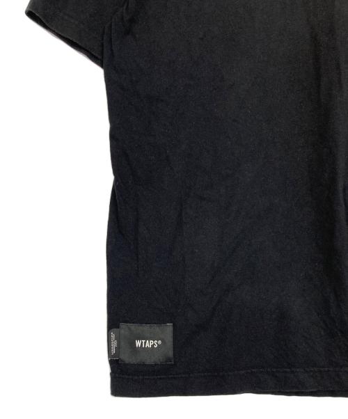 WTAPS（ダブルタップス）WTAPS (ダブルタップス) ロゴプリントTシャツ ブラック サイズ:03の古着・服飾アイテム