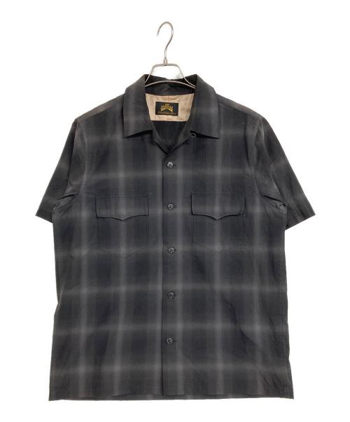 GANGSTERVILLE（ギャングスタービル）GANGSTERVILLE (ギャングスタービル) チェックシャツ グレー サイズ:XLの古着・服飾アイテム