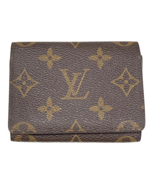 LOUIS VUITTON（ルイ ヴィトン）LOUIS VUITTON (ルイ ヴィトン) アンヴェロップ・カルト・ドゥ・ヴィジット ブラウンの古着・服飾アイテム