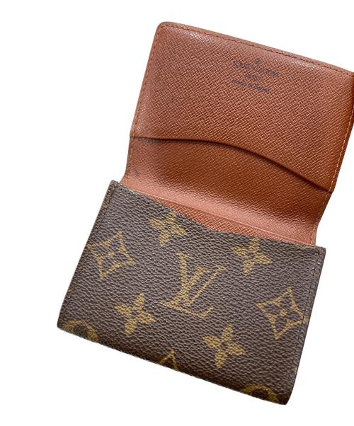 LOUIS VUITTON（ルイ ヴィトン）LOUIS VUITTON (ルイ ヴィトン) アンヴェロップ・カルト・ドゥ・ヴィジット ブラウンの古着・服飾アイテム