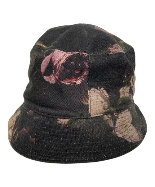 LAD MUSICIAN（ラッドミュージシャン）LAD MUSICIAN (ラッドミュージシャン) 花柄バケットハット ブラック サイズ:表記無しの古着・服飾アイテム
