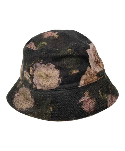 LAD MUSICIAN（ラッドミュージシャン）LAD MUSICIAN (ラッドミュージシャン) 花柄バケットハット ブラック サイズ:表記無しの古着・服飾アイテム