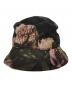 LAD MUSICIAN（ラッドミュージシャン）の古着「花柄バケットハット」｜ブラック