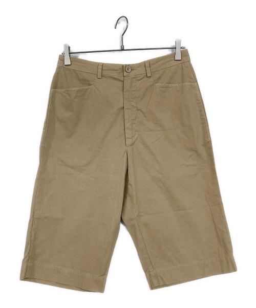 MIU MIU（ミュウミュウ）MIU MIU (ミュウミュウ) ハーフパンツ ベージュ サイズ:Sの古着・服飾アイテム