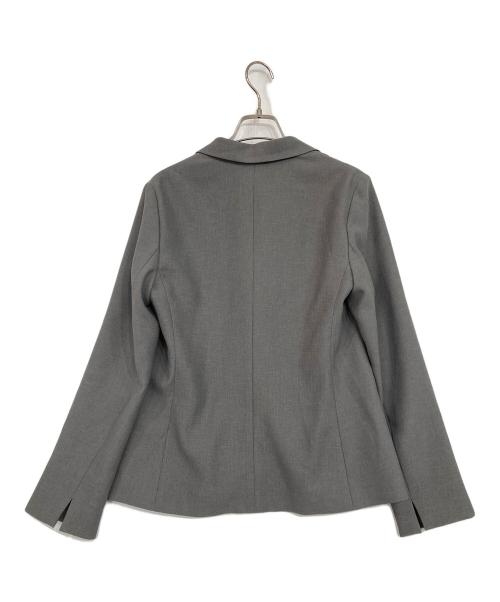 INDIVI（インディヴィ）INDIVI (インディヴィ) テーラードカラージャケット グレー サイズ:40の古着・服飾アイテム