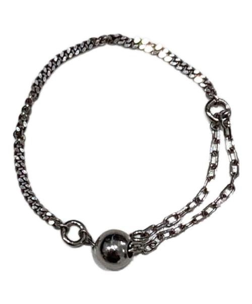 4℃ HOMME+（ヨンドシー オム）4℃ HOMME+ (ヨンドシー オム) プラチナ チェーンリング サイズ:１０号の古着・服飾アイテム