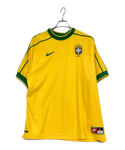 NIKE（ナイキ）NIKE (ナイキ) ブラジル代表 リイシュー ジャージー/ゲームシャツ イエロー サイズ:Lの古着・服飾アイテム