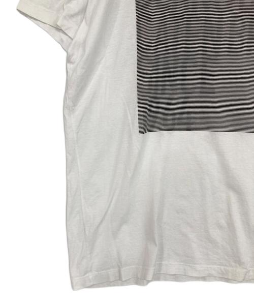 DSQUARED2（ディースクエアード）DSQUARED2 (ディースクエアード) D2 MIRROR ロゴプリント T-SHIRT ホワイト サイズ:XXLの古着・服飾アイテム
