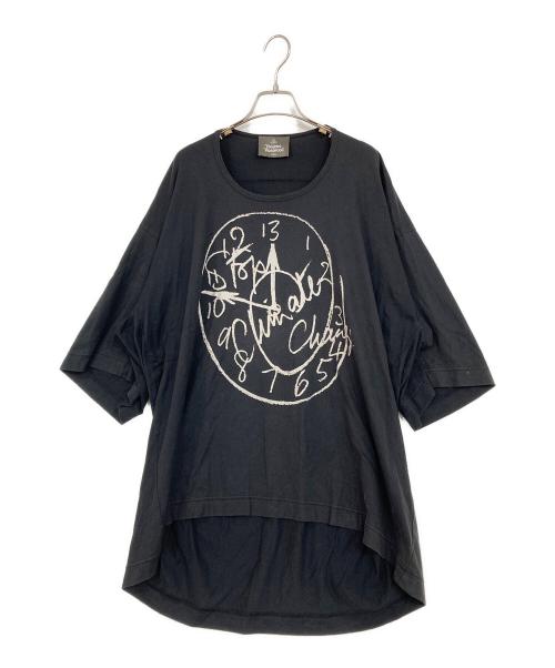 Vivienne Westwood man（ヴィヴィアン ウェストウッド マン）Vivienne Westwood man (ヴィヴィアン ウェストウッド マン) “STOP CLIMATE CHANGE” ビッグTシャツ ブラック サイズ:Fの古着・服飾アイテム