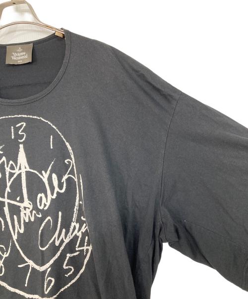 Vivienne Westwood man（ヴィヴィアン ウェストウッド マン）Vivienne Westwood man (ヴィヴィアン ウェストウッド マン) “STOP CLIMATE CHANGE” ビッグTシャツ ブラック サイズ:Fの古着・服飾アイテム
