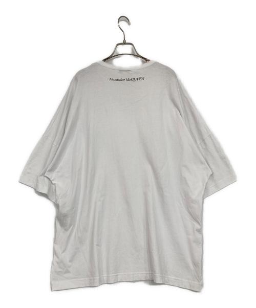 ALEXANDER McQUEEN（アレキサンダーマックイーン）ALEXANDER McQUEEN (アレキサンダーマックイーン) ハートロゴプリントTシャツ ホワイト サイズ:Mの古着・服飾アイテム