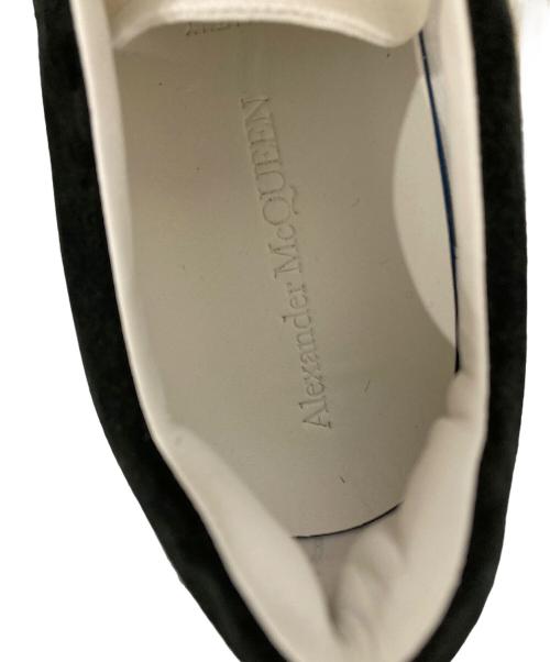 ALEXANDER McQUEEN（アレキサンダーマックイーン）ALEXANDER McQUEEN (アレキサンダーマックイーン) ラバー×キャンバススニーカー ホワイト×ブラック サイズ:46の古着・服飾アイテム