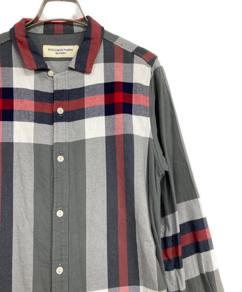 BEAMS BOY（ビームスボーイ）BEAMS BOY (ビームスボーイ) ビッグタータンワンピース グレー サイズ:表記無しの古着・服飾アイテム
