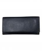 MOTHERHOUSEマザーハウス）の古着「アーチ ロング ウォレット」｜ブラック