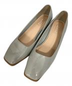 卑弥呼ヒミコ）の古着「スクエアトゥエナメルパンプス」｜グレー