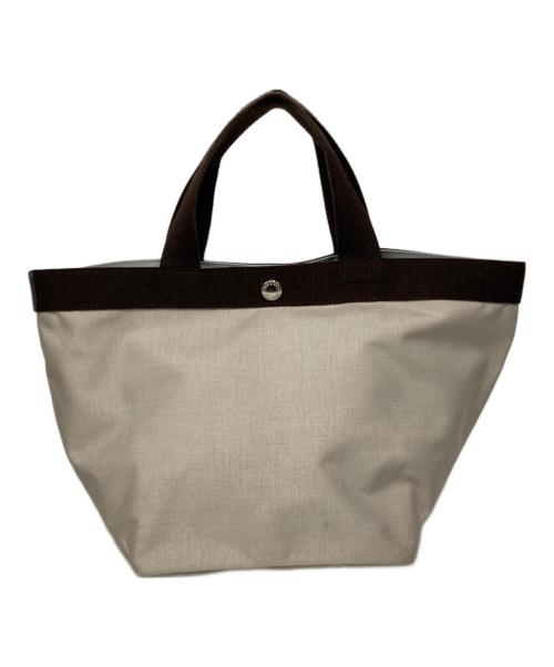 Herve Chapelier（エルベシャプリエ）Herve Chapelier (エルベシャプリエ) 舟型トートバッグ ベージュの古着・服飾アイテム