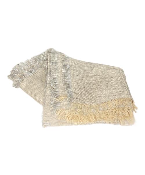 ASAUCE MELER（アソースメレ）ASAUCE MELER (アソースメレ) リネン混ストール ベージュの古着・服飾アイテム