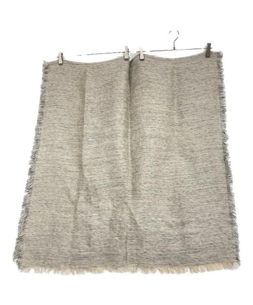 ASAUCE MELER（アソースメレ）ASAUCE MELER (アソースメレ) リネン混ストール ベージュの古着・服飾アイテム