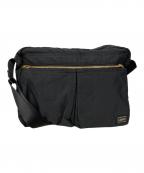 PORTERポーター）の古着「SHOULDER BAG(L)」｜ブラック